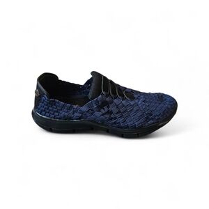 Women, Navy, Bernie Mev, Style Victor, Slip-On Shoes